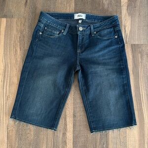 Paige Bermuda Jean shorts